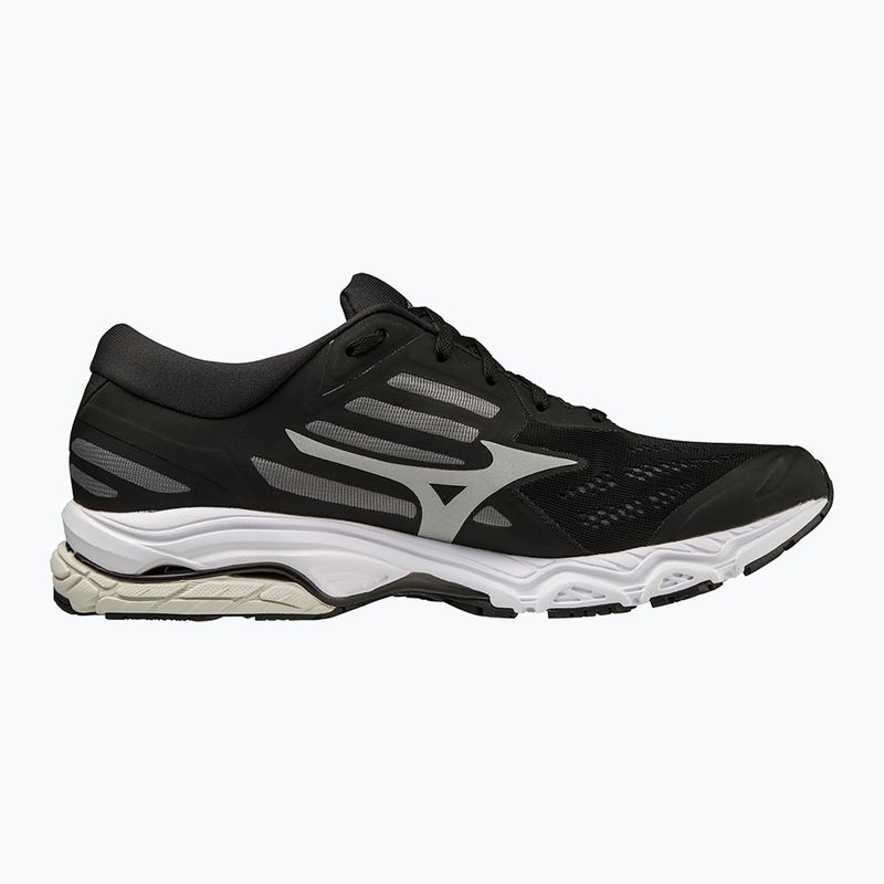 Mizuno Wave Stream 2 Laufschuh schwarz/silber/yster mushroom 2