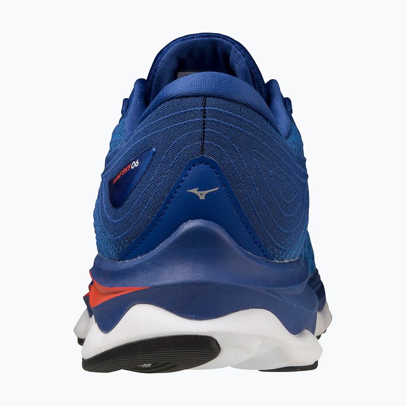 Herren Laufschuhe Mizuno Wave Sky 6 türkis see/weiß/kirsche tomate 6
