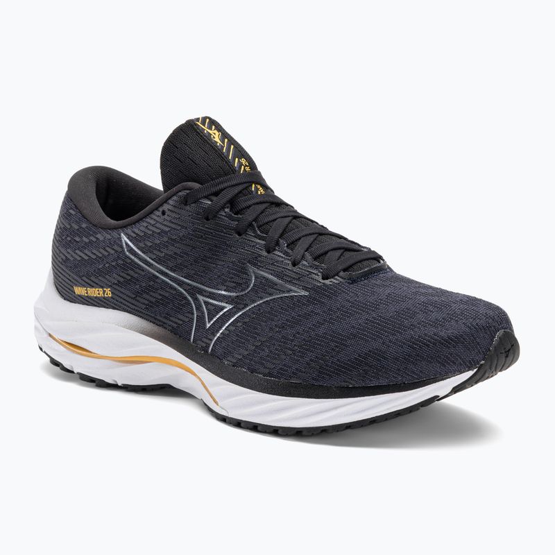Herren Laufschuhe Mizuno Wave Rider 26 2E Odyssey Grau/Metallic Grau/Blassblau