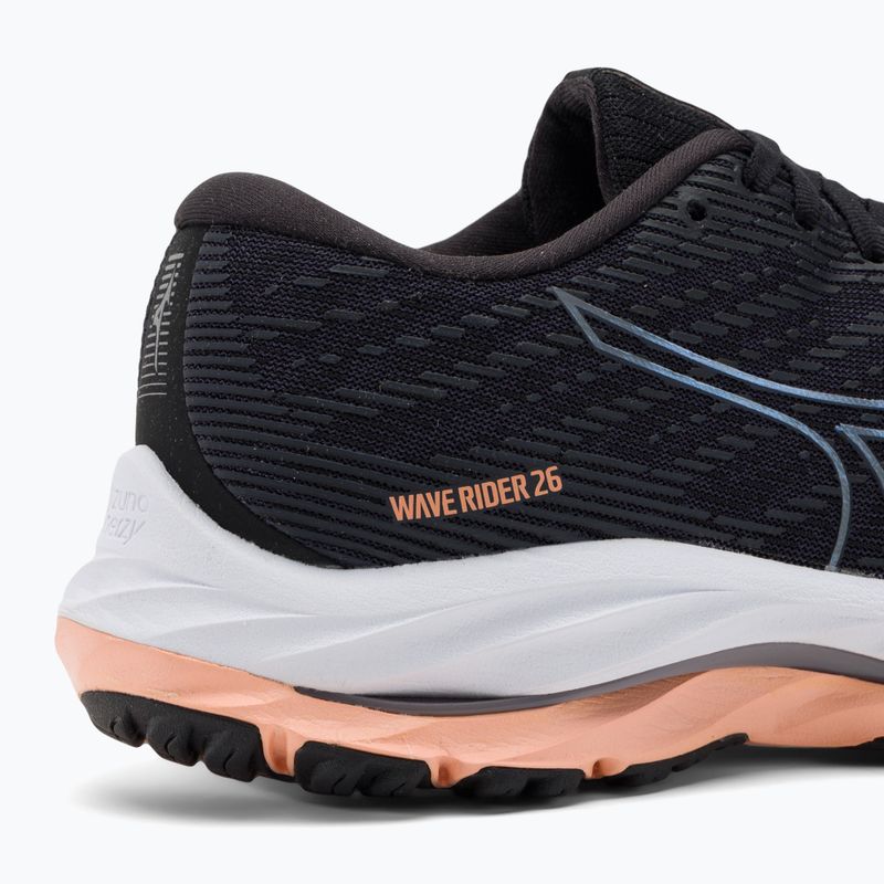 Damen Laufschuhe Mizuno Wave Rider 26 odyssey grau/quicksilver/salmon 10