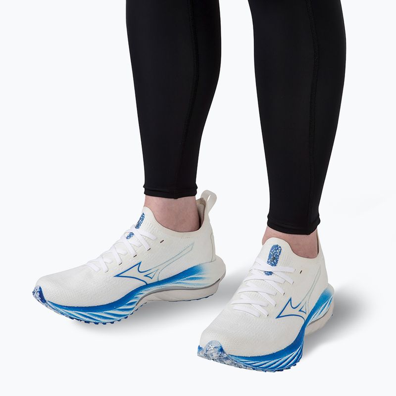 Laufschuhe Damen Mizuno Wave Neo Wind white/silver/peace blue 16