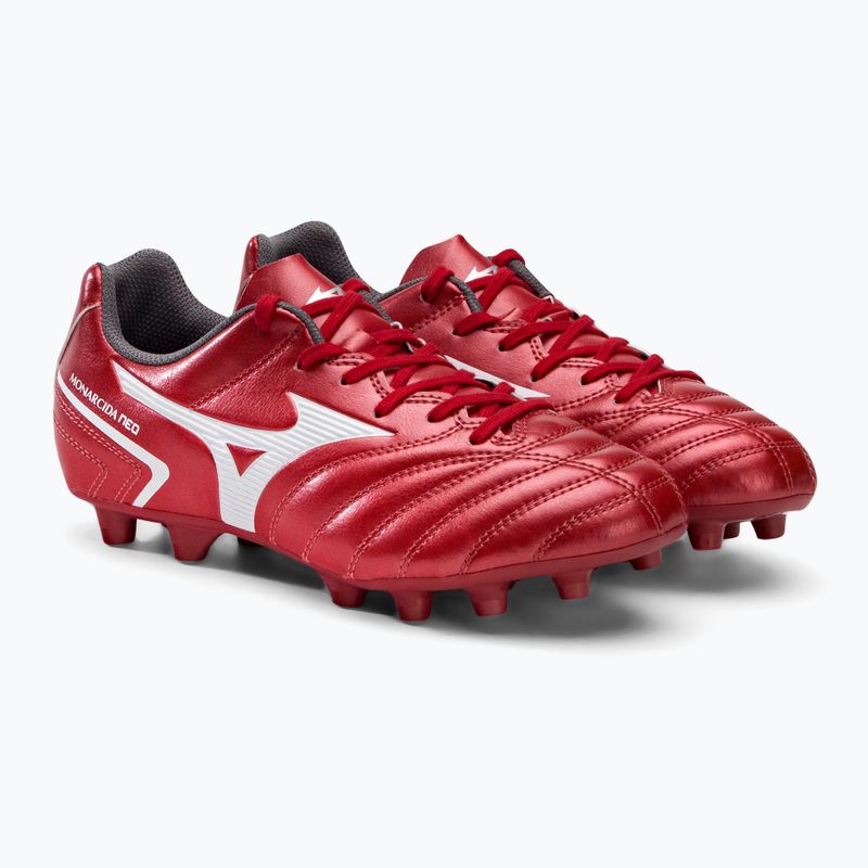 Mizuno Monarcida II Sel MD Kinder Fußballschuhe rot P1GB222560 4