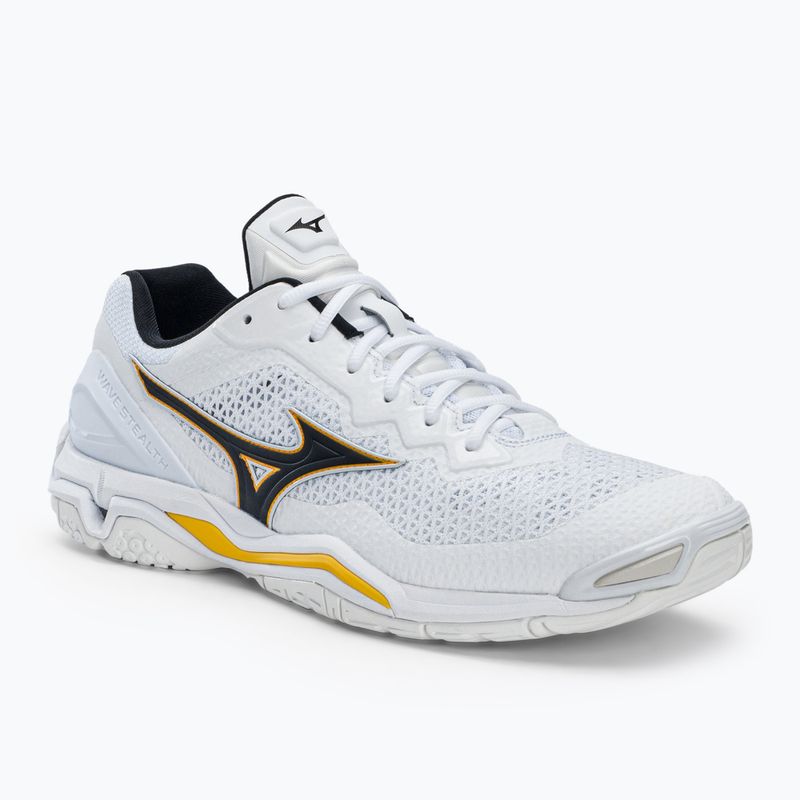 Handballschuhe Herren Mizuno Wave Stealth V weiß X1GA1813