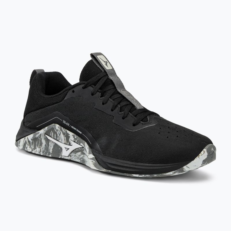 Herren Laufschuhe Mizuno TS-01 Schwarz/Weiß/Quiet Shade 31GC220101