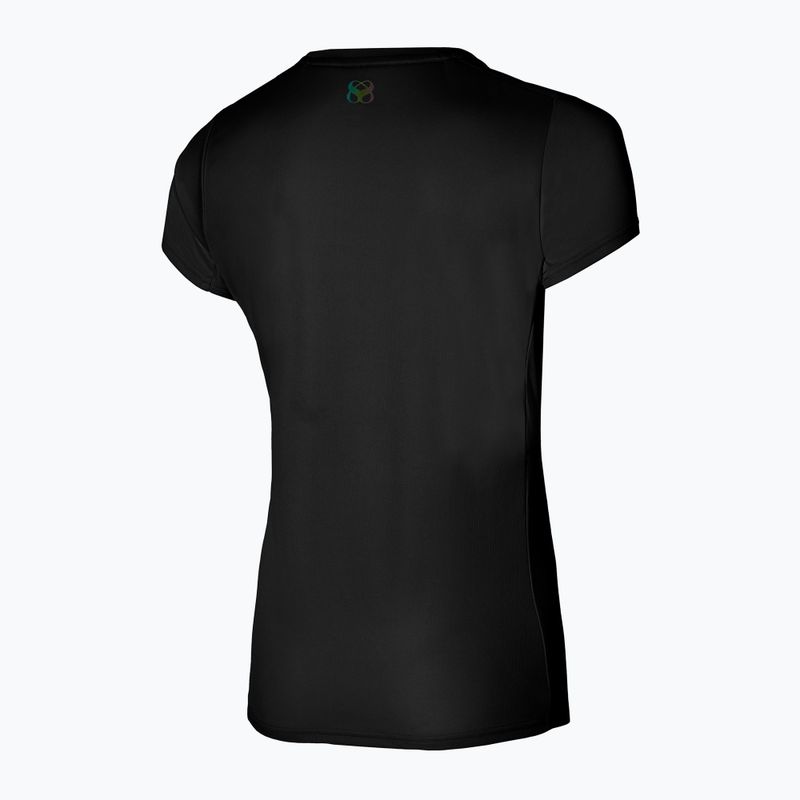 Damen Laufshirt Mizuno Two Loop 88 Tee schwarz 32GAA20109 2