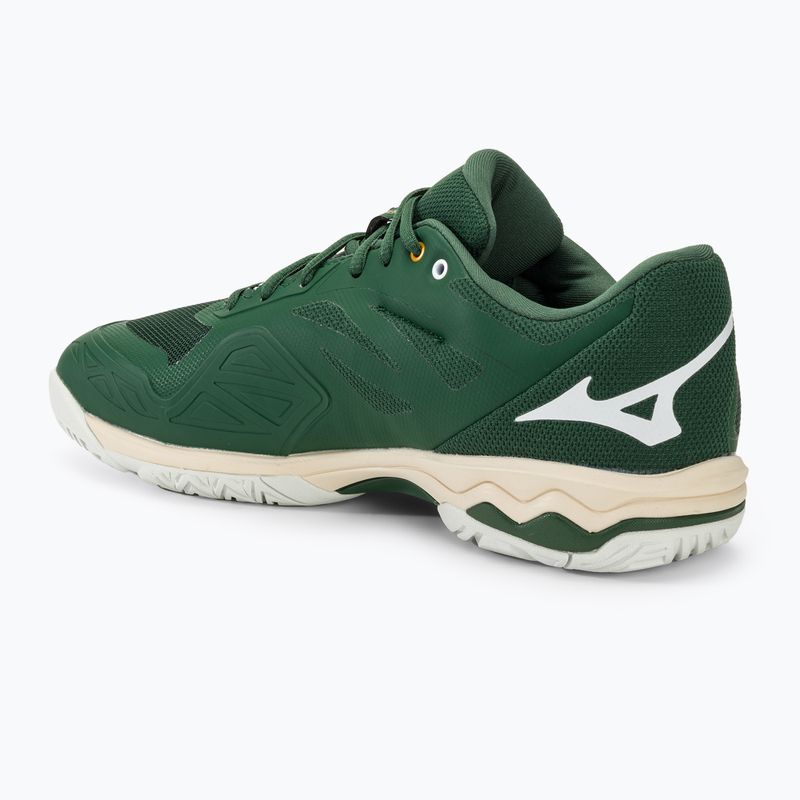 Herren Tennisschuhe Mizuno Wave Exceed Light AC Tannennadel/Weiß/Papyrus 3