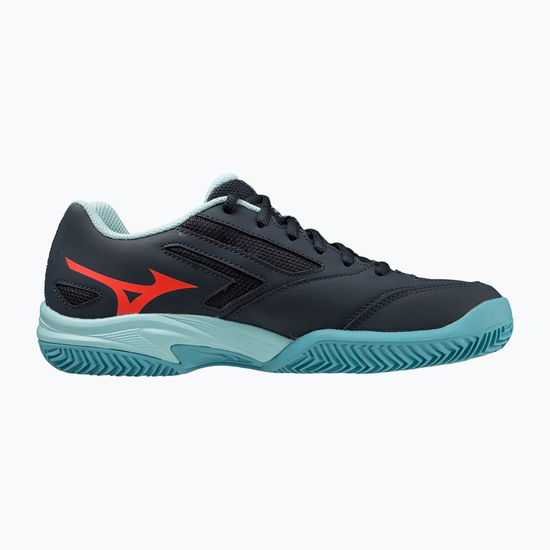Kinder-Tennisschuhe Mizuno Exceed Star CC kollegial blau/soleil/tanager/türkis