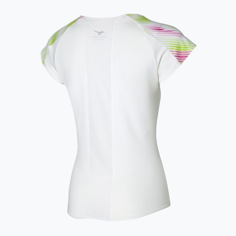 Damen Laufshirt Mizuno Printed Tee weiß 62GAA20198 2