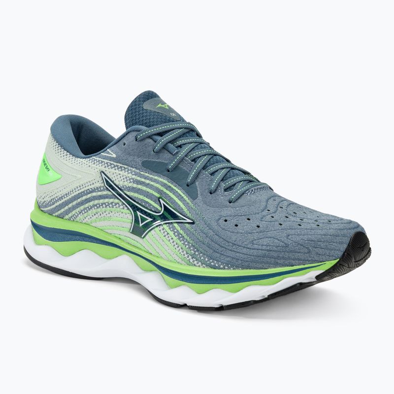 Herren Laufschuhe Mizuno Wave Sky 6 china blau/weiß/909 c