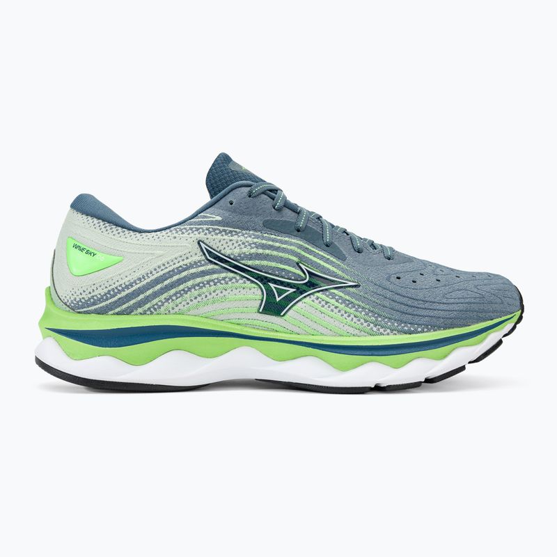 Herren Laufschuhe Mizuno Wave Sky 6 china blau/weiß/909 c 2