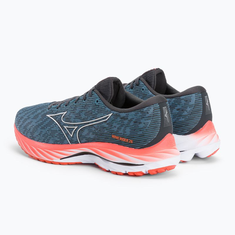 Herren Laufschuhe Mizuno Wave Rider 26 Provinc Blau/Nimbus Cloud/Soleil J1GC220351 3