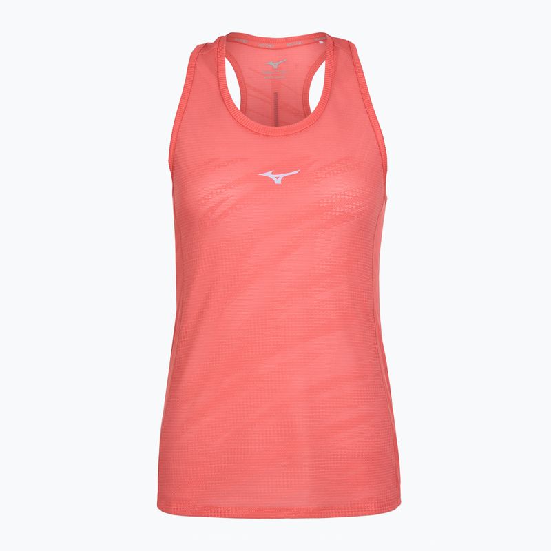 Lauf Tank Top Damen Mizuno Aero Tank sunkissed coral
