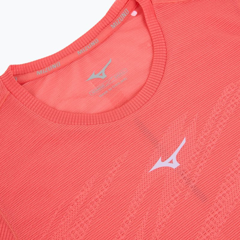 Laufshirt Damen Mizuno Aero Tee sunkissed coral 3