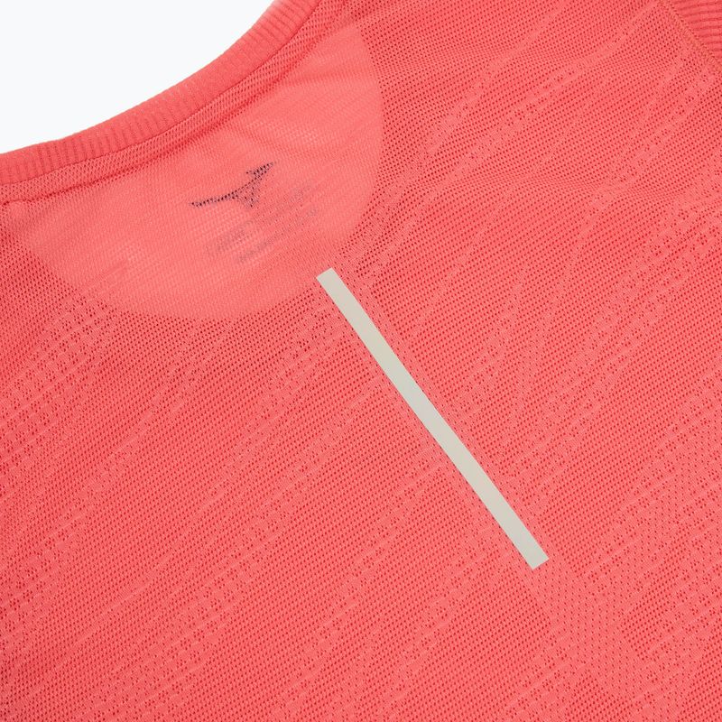 Laufshirt Damen Mizuno Aero Tee sunkissed coral 4