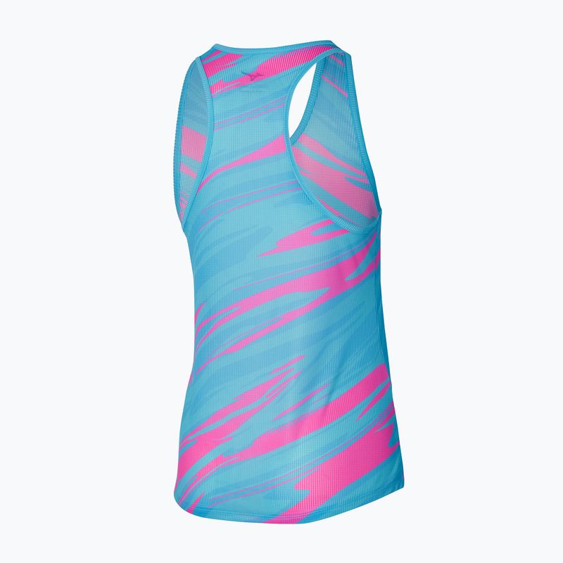 Lauf Tank Top Damen Mizuno DAF Graphic Tank antigua sand 2