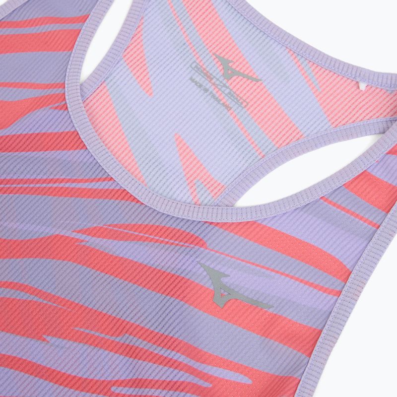 Lauf Tank Top Damen Mizuno DAF Graphic Tank pastel lilac 3