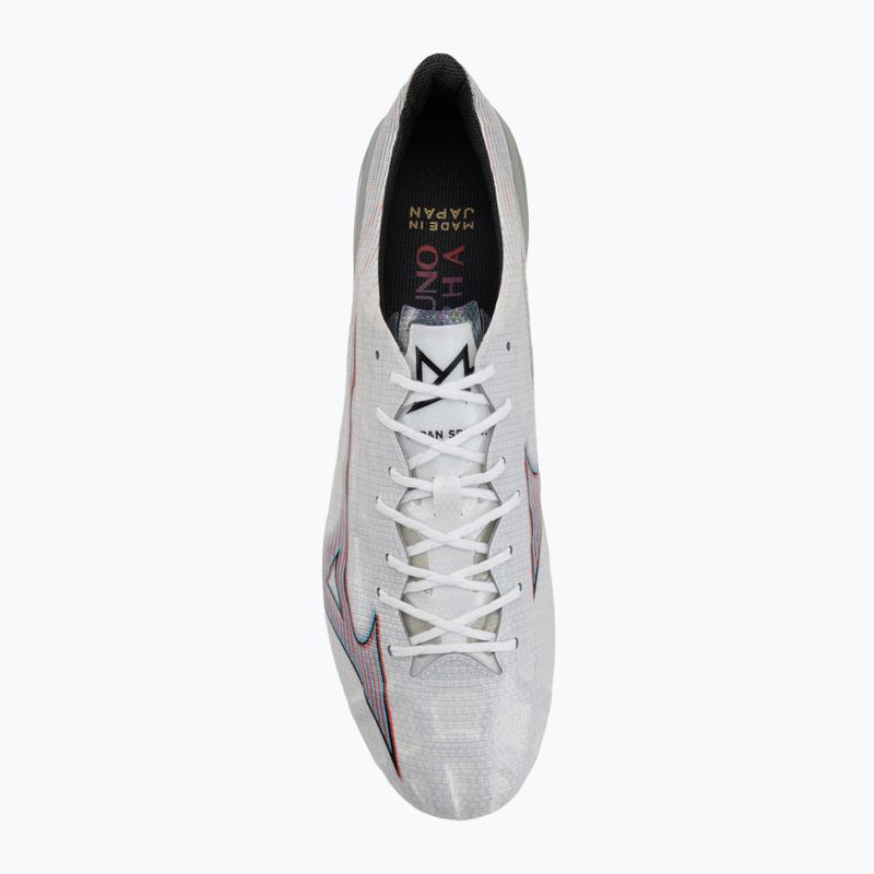 Herren Fußballschuhe Mizuno Alpha JP white/ignition red/801 c 5