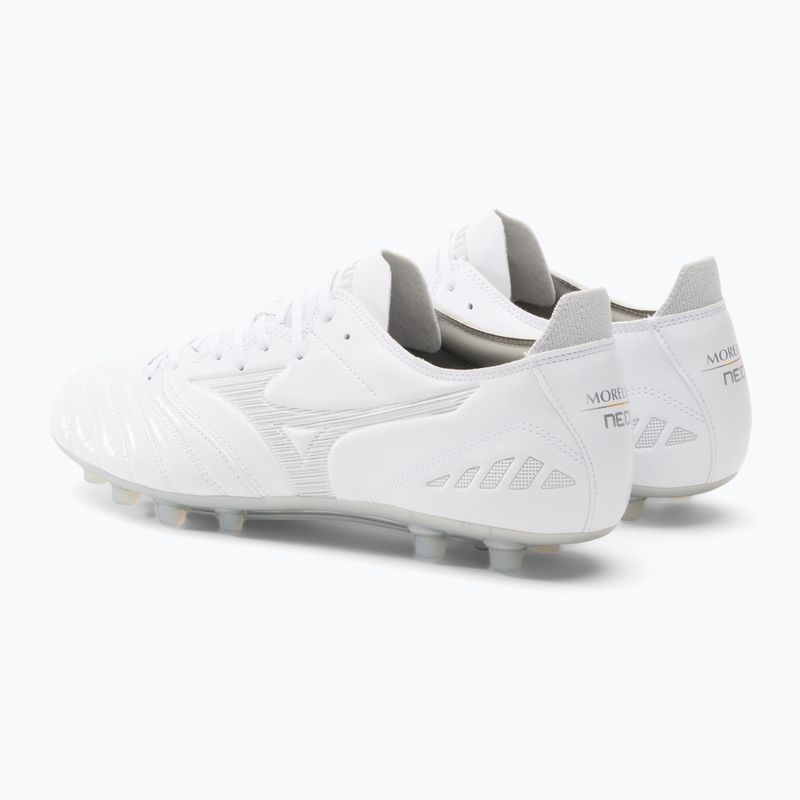 Mizuno Morelia Neo III Pro AG Fußballschuhe weiß P1GA238404 3