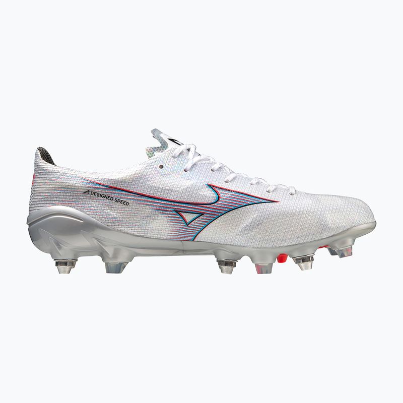 Herren Fußballschuhe Mizuno Alpha JP Mix weiß/zündrot/ 801 c 11