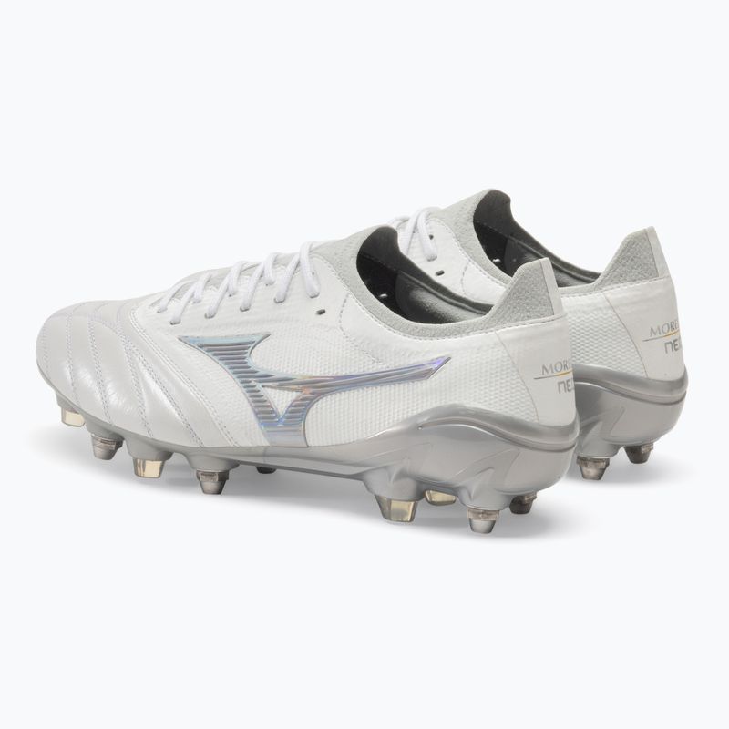 Mizuno Morelia Neo III Beta JMP Fußballschuhe weiß/hologramm/cool grau 3c 3