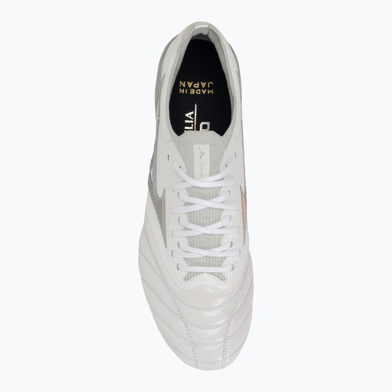 Mizuno Morelia Neo III Beta JMP Fußballschuhe weiß/hologramm/cool grau 3c 6