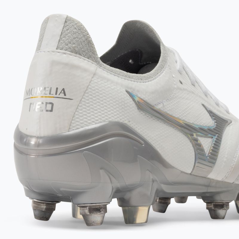 Mizuno Morelia Neo III Beta JMP Fußballschuhe weiß/hologramm/cool grau 3c 9