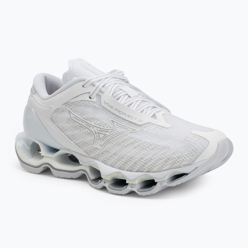 Damen Laufschuhe Mizuno Wave Prophecy 12 weiß/silber