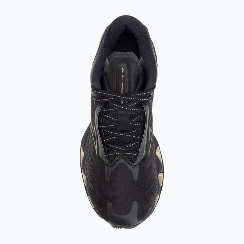Damen Laufschuhe Mizuno Wave Prophecy 12 schwarz/ge gold 5