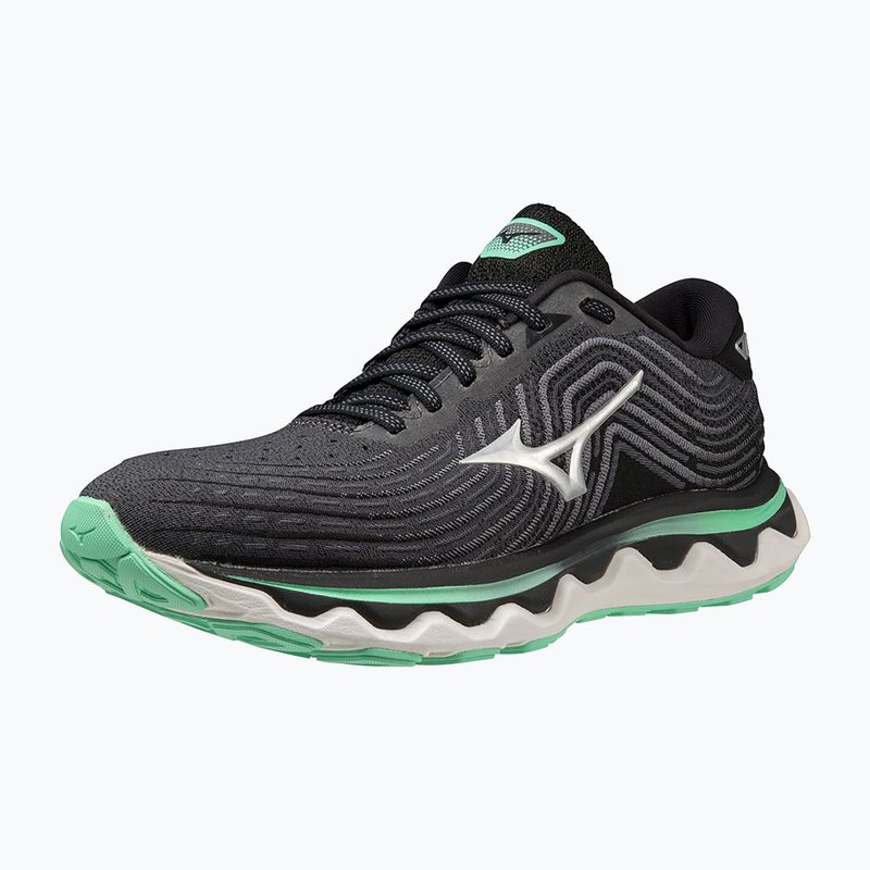 Damen Laufschuhe Mizuno Wave Horizon 6 irongate/silv/springbud 8