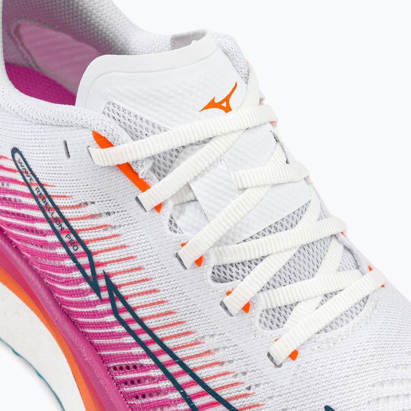 Mizuno Wave Rebellion Pro Laufschuhe weiß und rosa J1GD231721 12