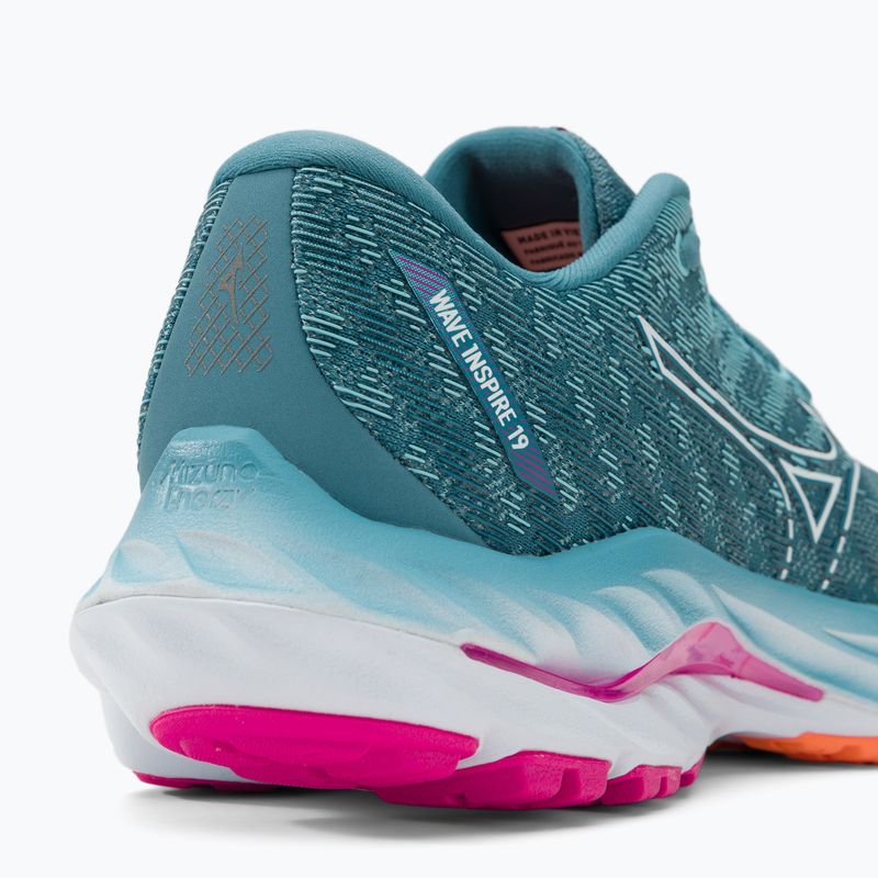 Damen Laufschuhe Mizuno Wave Inspire 19 blau J1GD234421 8