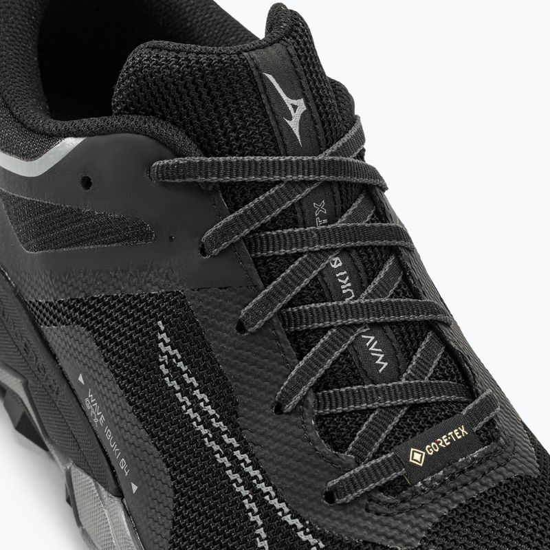 Herren Laufschuhe Mizuno Wave Ibuki 4 GTX schwarz/metallic grau/dunkelgrau 8