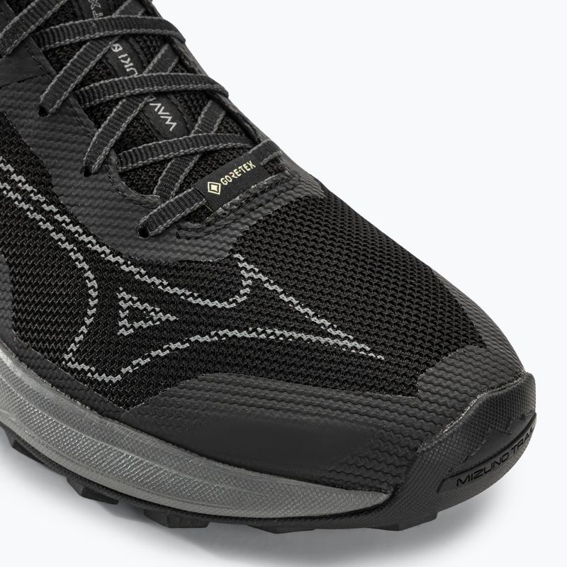 Herren Laufschuhe Mizuno Wave Ibuki 4 GTX schwarz/metallic grau/dunkelgrau 9