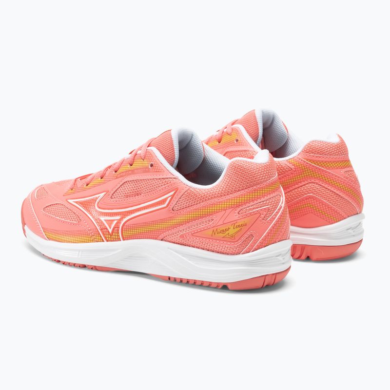 Damen Tennisschuhe Mizuno Break Shot 4 AC candy coral / weiß / fusion coral 4