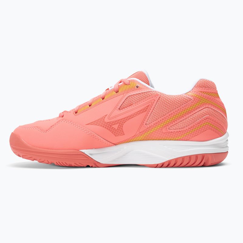 Damen Tennisschuhe Mizuno Break Shot 4 AC candy coral / weiß / fusion coral 3