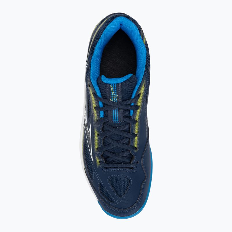 Herren-Tennisschuhe Mizuno Break Shot 4 AC Kleid blau / jet blau / Schwefel Frühling 6