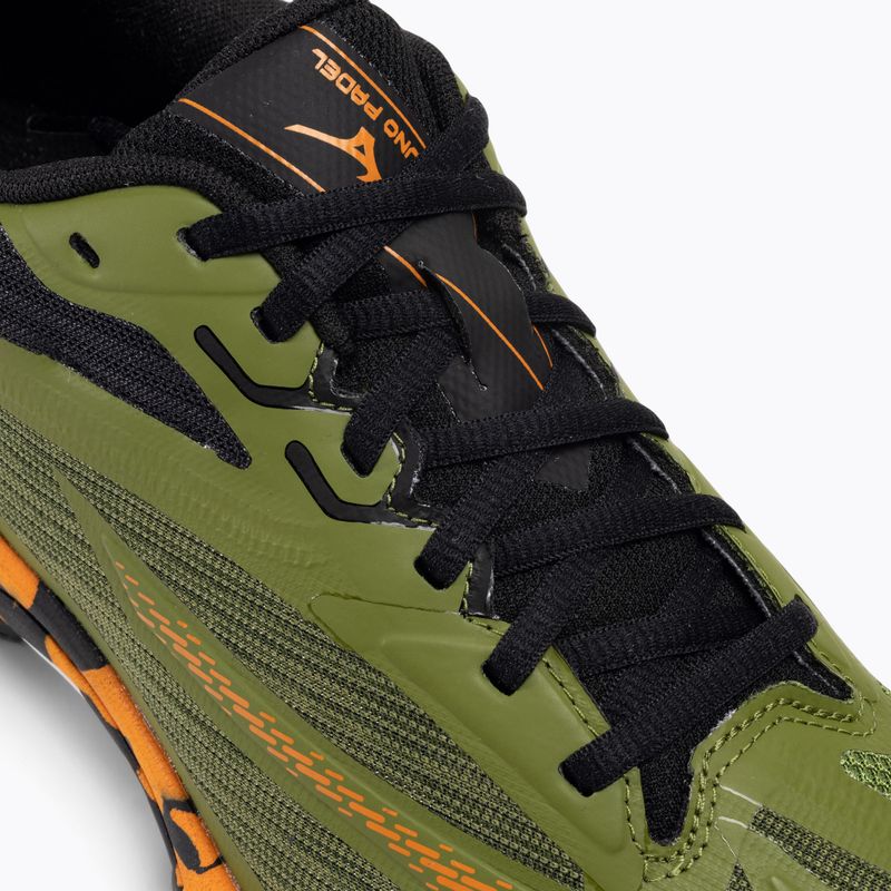 Herren Mizuno Wave Exceed Light 2 Padel Schuhe calliste grün / vibrant orange / schwarz 8
