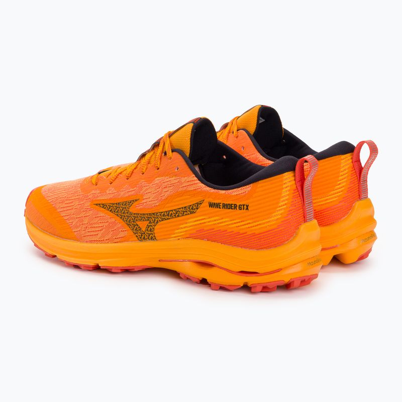 Herren Laufschuhe Mizuno Wave Rider GTX zinnia/tigerlily/schwarz 3