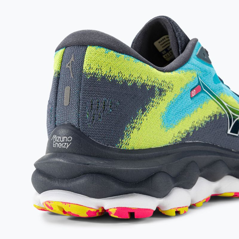 Herren Laufschuhe Mizuno Wave Sky 7 jet blau/weiß/bolt2neon 12