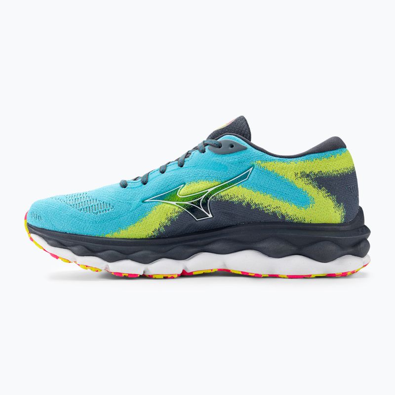 Herren Laufschuhe Mizuno Wave Sky 7 jet blau/weiß/bolt2neon 4