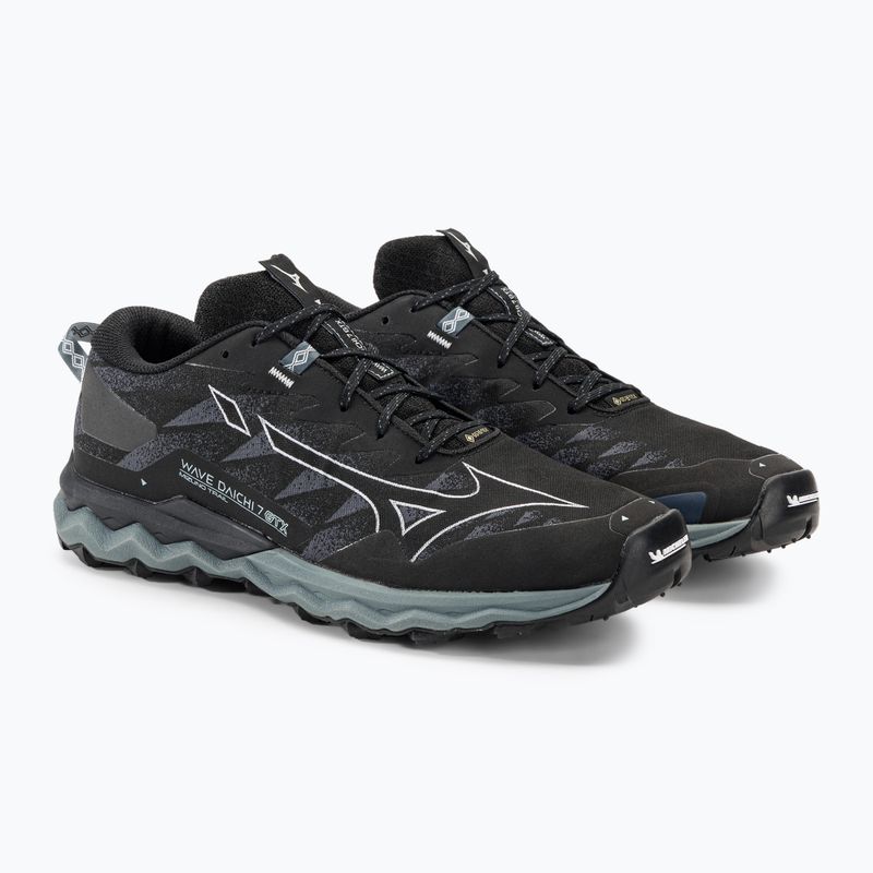 Herren Laufschuhe Mizuno Wave Daichi 7 GTX schwarz/ombre blau/stormy weather 5