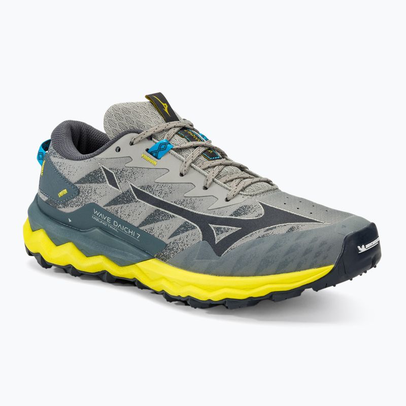 Herren Laufschuhe Mizuno Wave Daichi 7 cgray/oblue/bol2(neon)