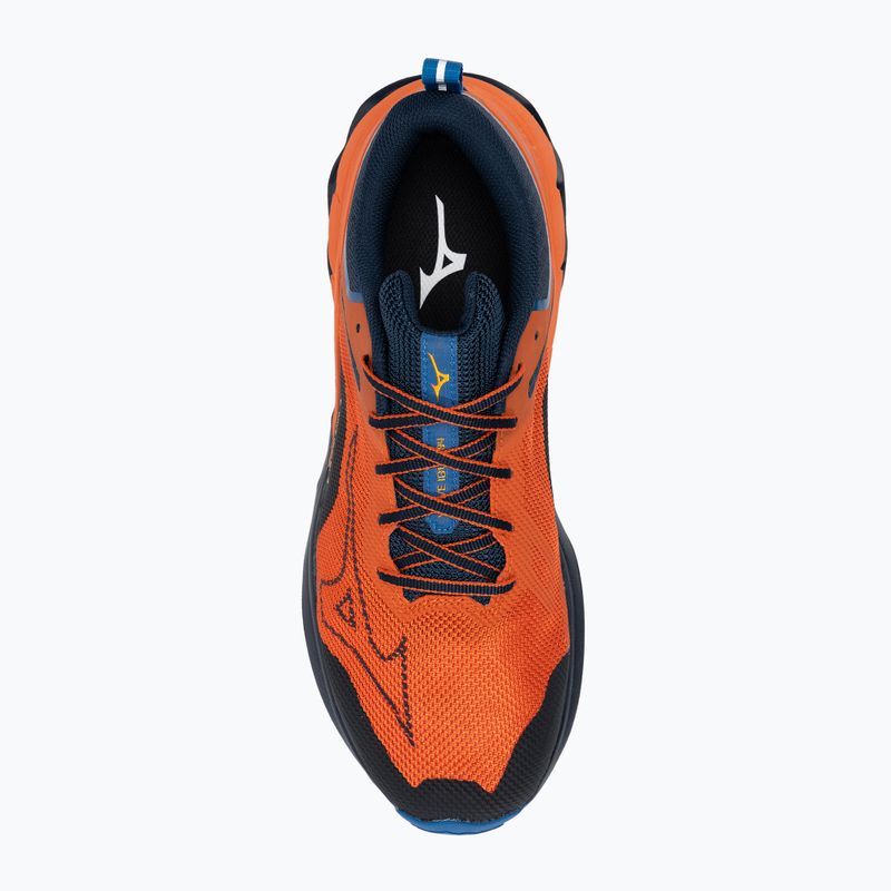 Laufschuhe Herren Mizuno Wave Ibuki 4 tigerlily/dblue/sblue 5