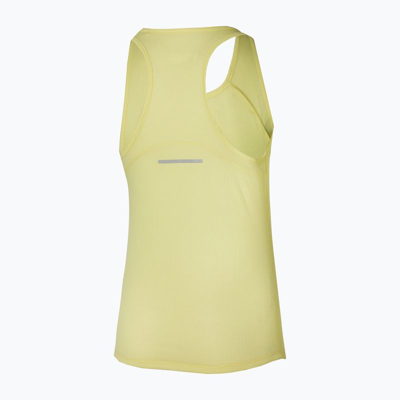 Lauf Tank Top Damen Mizuno DryAeroFlow Tank pale lime yellow 2