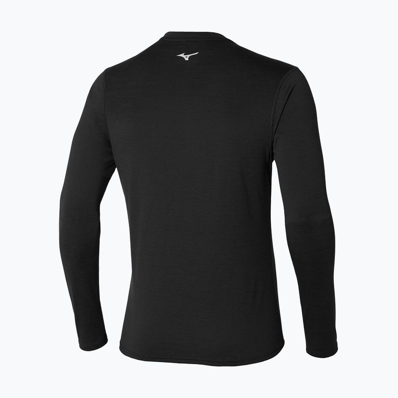 Herren Mizuno Impulse Core Half Zip Lauf-Longsleeve schwarz 2