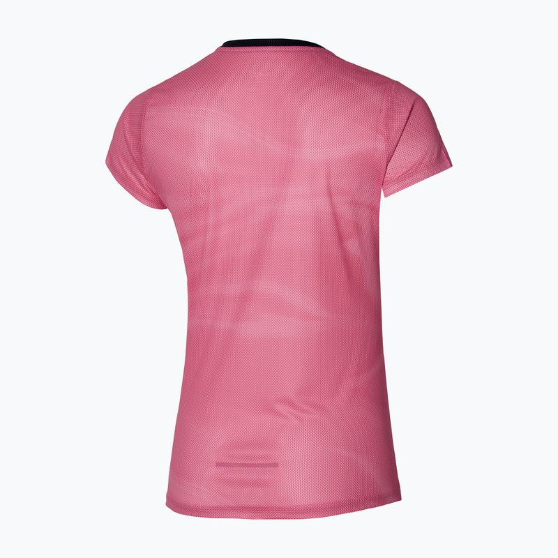 Laufshirt Damen Mizuno Premium Aero Tee sangria sunset 2