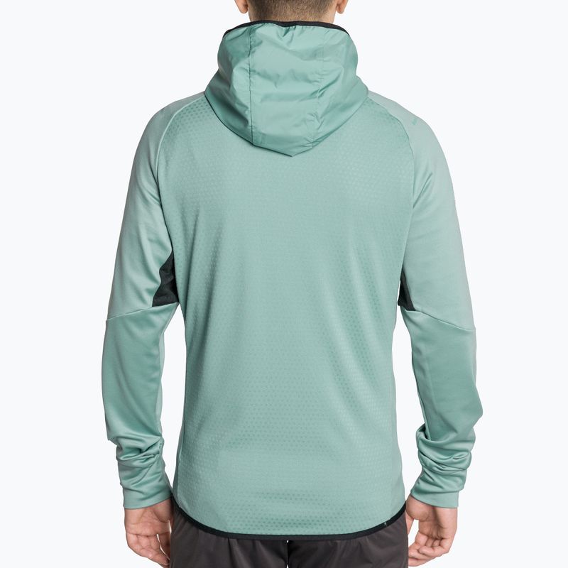 Laufjacke Herren Mizuno Warmalite Hybrid FZ mineral blue/black 2