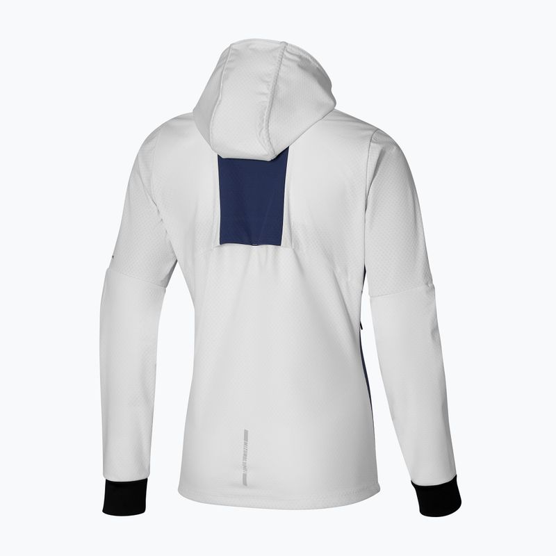 Laufjacke Damen Mizuno Thermal Charge BT snow white/nightshadow blue 2