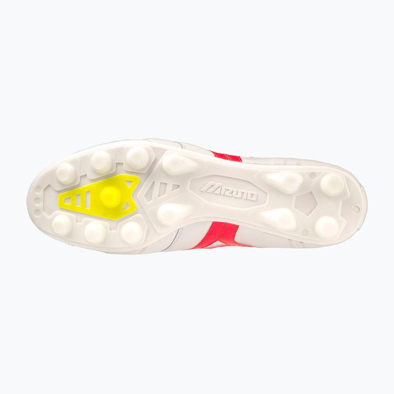 Herren Mizuno Morelia II Elite MD Fußballschuhe weiß/flery coral2/bolt2 12
