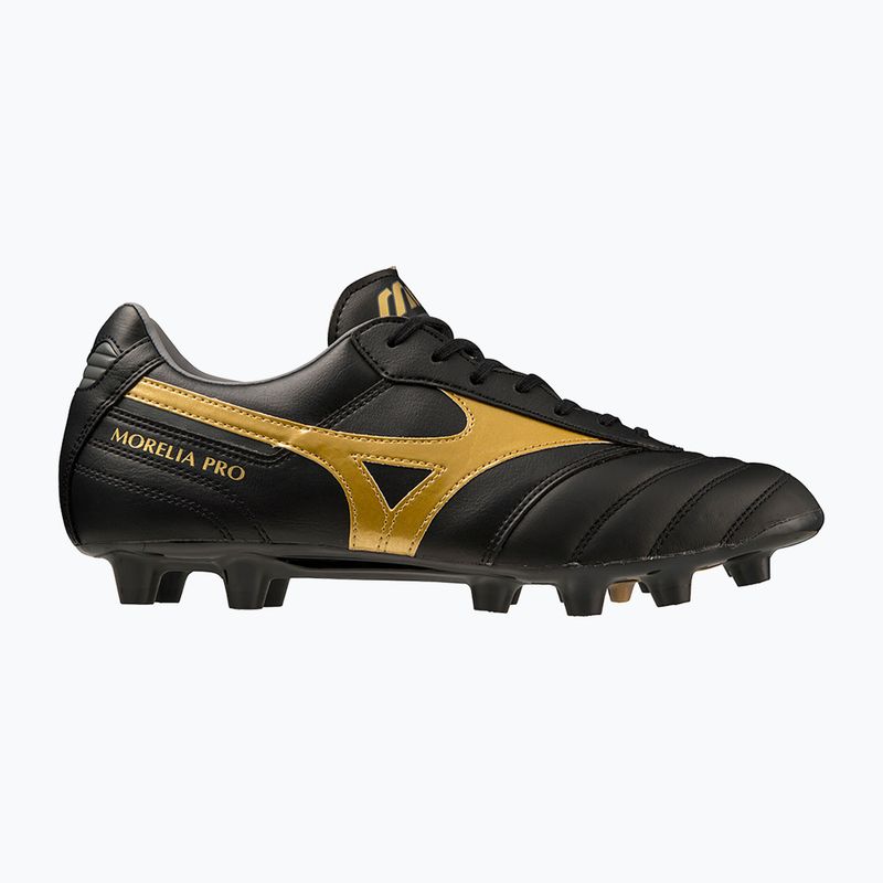 Mizuno Morelia II PRO MD Herren Fußballschuhe schwarz/gold/dunkel Schatten 7